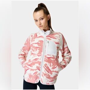 Sweaty Betty Pennine Zip Through Sherpa Jacket - Size XL